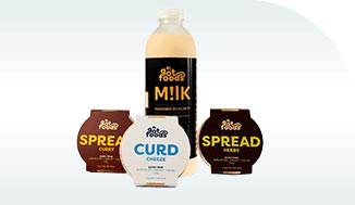 Etiqueta para alimentos y productos lácteos