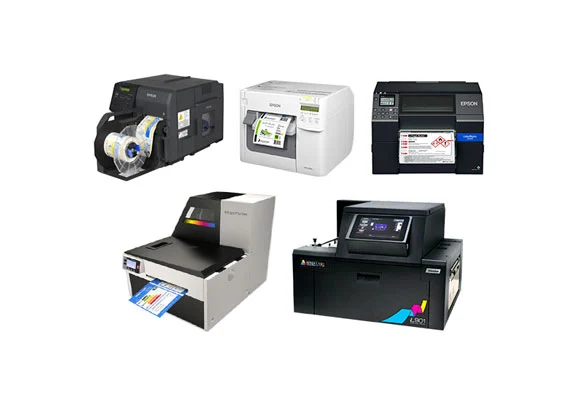 digital hybrid labels with metallic ink uvfgwpet50 w58hh